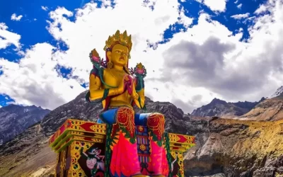 Diskit Monastery in Ladakh nord India