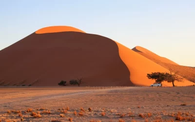 Dune 45 in Sossusvlei Namib Desert