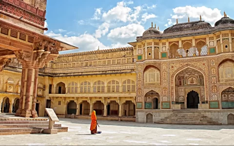 Forte Amber. Jaipur, Rajasthan, India