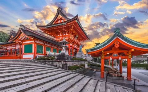 Fushimi Inari Shrine in Kyoto Japan