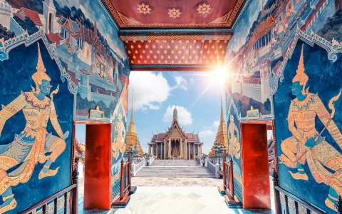 Grand Palace in Bangkok city, Thailand