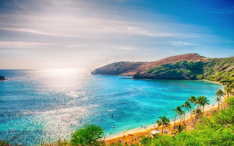 Hawaii beach sunset