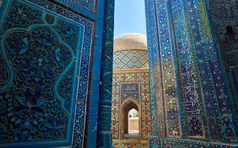 Historical cemetery of Shahi Zinda