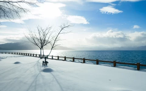 Lake Shikotsu in Hokkaido