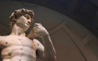 David è un capolavoro di scultura rinascimentale di Michelangelo a firenze