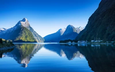 Milford, Parco nazionale del Fjordland, isola sud, Nuova Zelanda