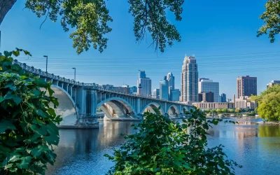 St Anthony Main; Minneapolis, Minnesota: Third Avenue Bridge