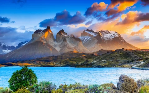 Parco Nazionale Torres Del Paine, Cile.
