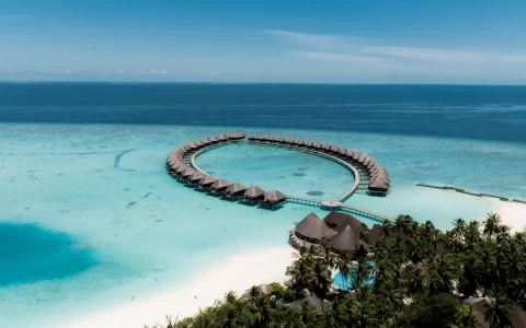 Sun Siyam Vilu Reef Maldive areal view