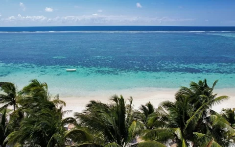 beach view of veranda palmar resort mauritius