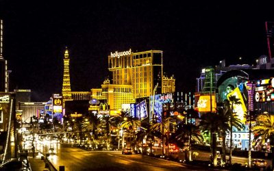 Las Vegas Nevada is where all the action resides. A truly wonderful place for entertainment. The lights and glamor. The strip shows off their wonderful casinos and hotels will keep you going all night long. This picture will make a great wall hanging in your home or office.