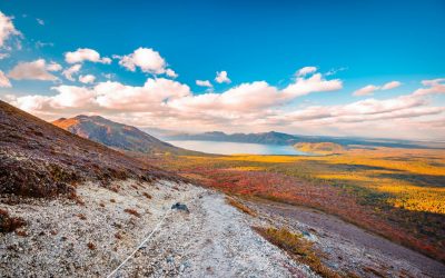 Shikotsu-Toya National Park in Hokkaido, Japan.