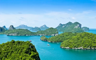 View point, Wua Talab island, Ang Thong National Marine Park, Koh Samui, Thailand