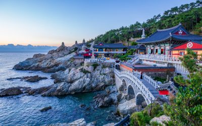 Yonggungsa,Temple,View,In,Busan,South,Korea