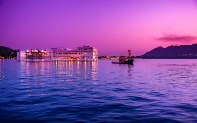 The Lake Palace initially called 'Jagniwas' located in Lake Pichola, Udaipur, Rajasthan.