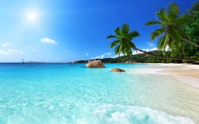 Spiaggia di Anse Lazio a Isola di Praslin, Seychelles