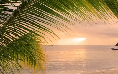 Sunset at the Beach in Negril, Jamaica, Caribbean, Middle America