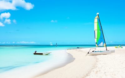 Fishermans,Huts,On,Aruba,Island,In,The,Caribbean,Sea