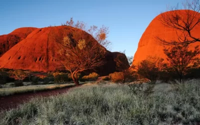 Australia Landscape : Red rock of Alice Spring, Yulara, Mutitjulu