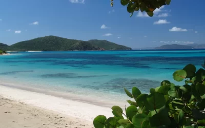 Tropical Beach on Virgin Gorda, British Virgin Islands