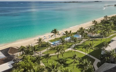 the ocean club four season resort areal view