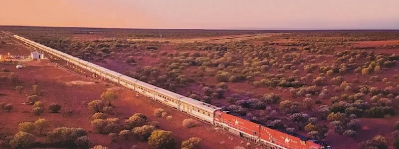 The Ghan Australia in treno